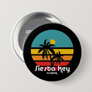 Bóton Redondo 7.62cm Vintage Siesta Key Florida