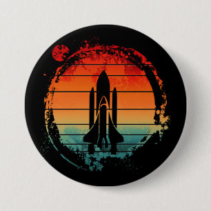 BÓTON REDONDO 7.62CM VINTAGEM DE ENCHIMENTO ESPACIAL
