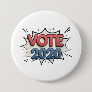 Bóton Redondo 7.62cm Votação 2020