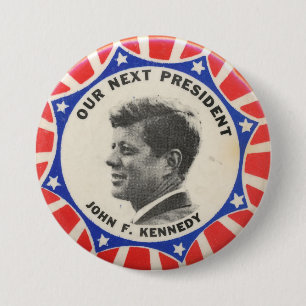 Bóton Redondo 7.62cm Voto para o botão da eleição de Kennedy