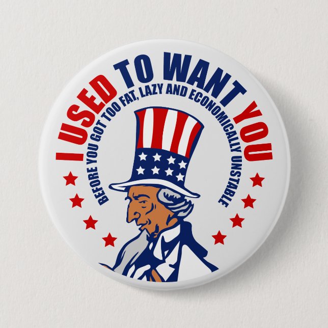 Bóton Redondo 7.62cm Wam, bam, obrigado Sam! (Frente)