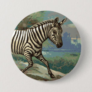 Bóton Redondo 7.62cm Zebra