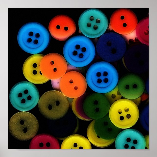 BOTONS! Impressão de Arte Whimsical (Frente)