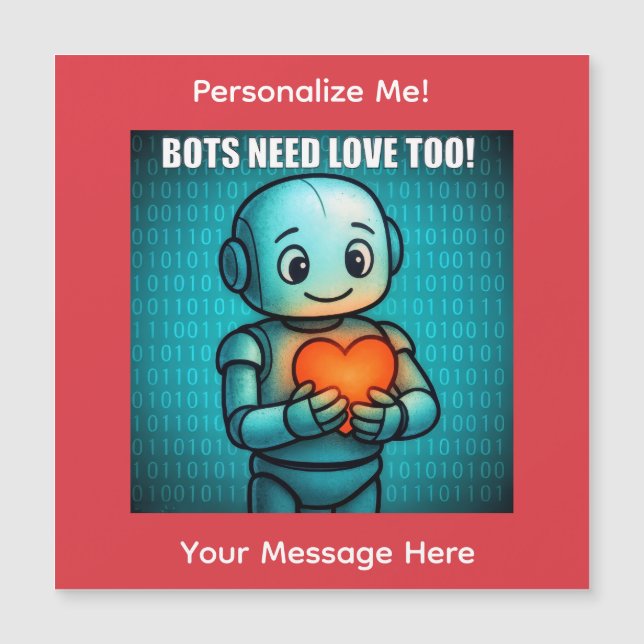 Bots Need Love Too - Valentine's Day (Frente)