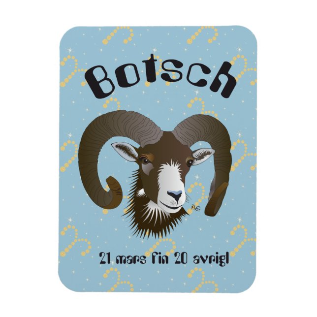 Botsch 21 mars fin 20 Premium Flexi íman avrigl (Vertical)