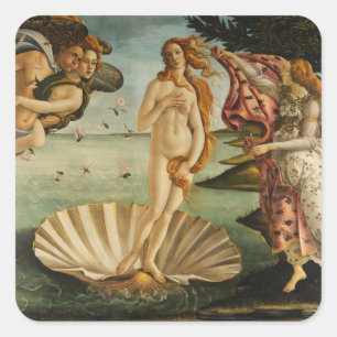 Botticelli o nascimento de etiquetas de Venus