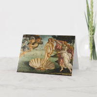 Botticelli o nascimento do cartão de Venus