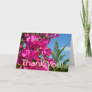 Bougainvillea e Cartões de agradecimentos de palm