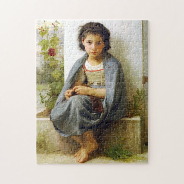 Bouguereau O Pequeno Quebra-cabeça (Vertical)