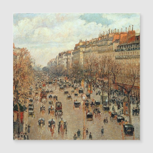 Boulevard Montmartre-Eremitage Camille Pissarro (Frente)