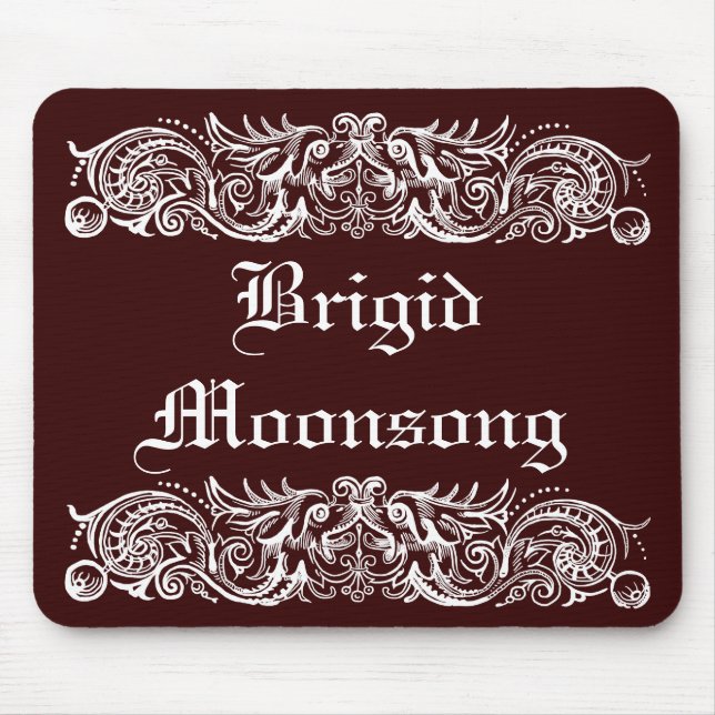 Bound Monsters White Impressão Mousepad (Frente)