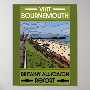 Bournemouth Vintage - Poster