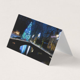 Bourton sobre a Árvore de Natal Água Cotswolds
