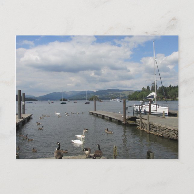 Bowness-on-Windermere - Cartão postal para o distr (Frente)