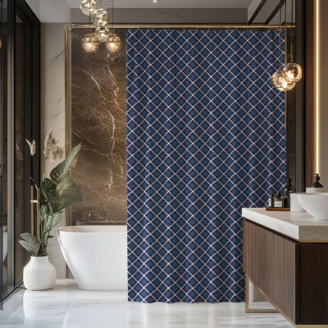 Box Cortina Xadrez Clássica Presente para o Homem Mode (Classic Plaid Curtain Gift for the Modern Man)