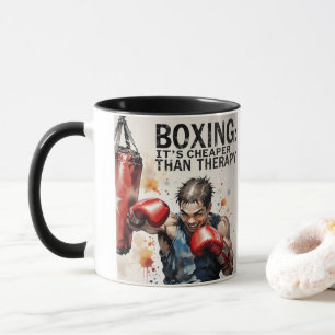 “Boxe – Caneca É Mais Barato Que Terapia”