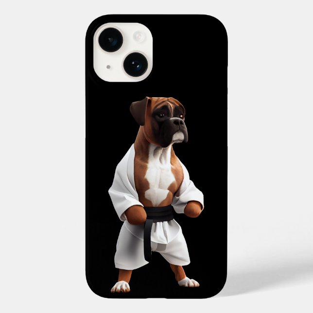 Boxer Dog Play Karate, Boxer Dog Karate Player (Verso)