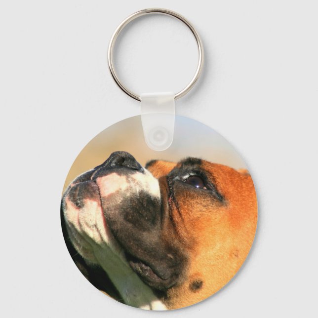 Boxer Puppy chaveiro (Frente)