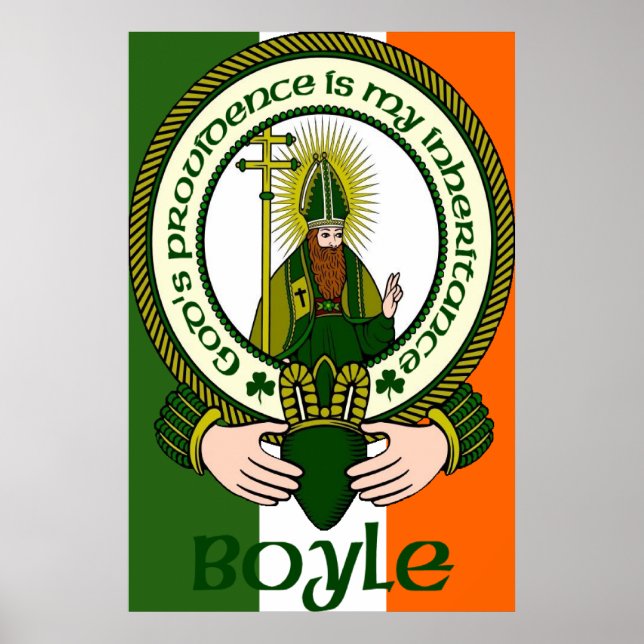 Boyle Clan Motto Poster Impressão (Frente)