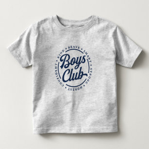 Boys Club T-Shirt - Brave Smart Strong Honest