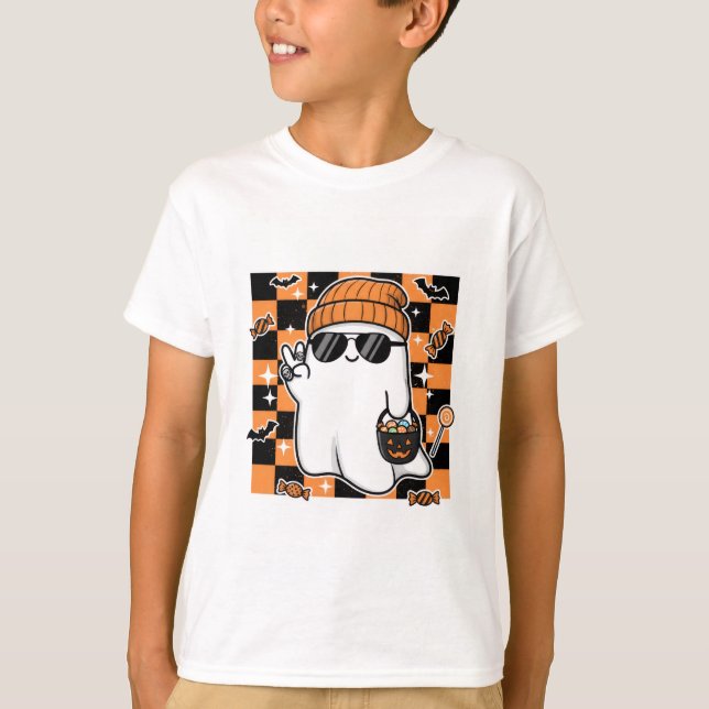 Boys Halloween T-shirt (Frente)