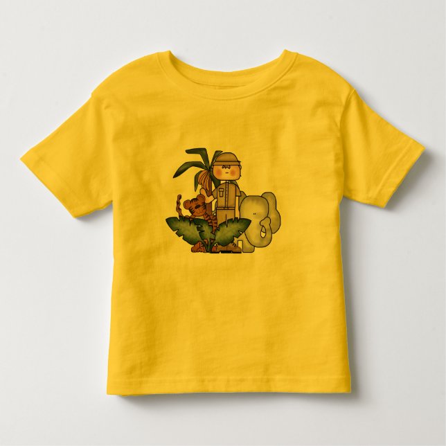 Boys Jungle Safari Camisetas e presentes (Frente)