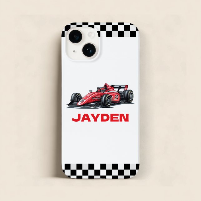 Boys Personalised Racing Car  (Criador carregado)