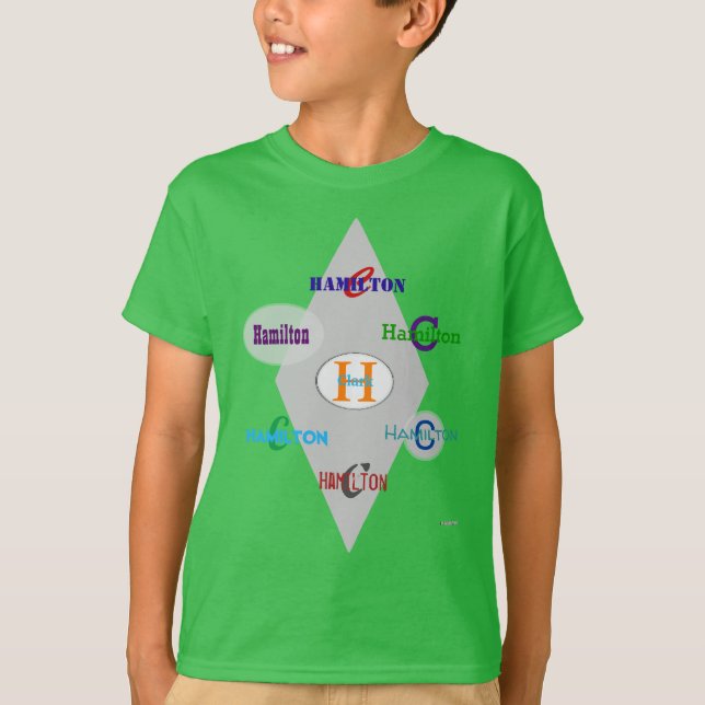 Boy's Personalized T-Shirt HAMbyWG (Frente)