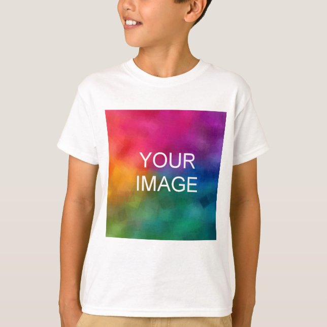 Boys T-Shirts Frente Design Adicionar Imagem Model (Frente)