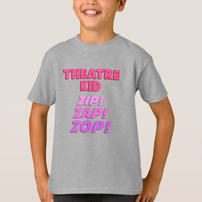 Boys Theatre Kid Zip-Zap-Zop T-Shirt (Frente)