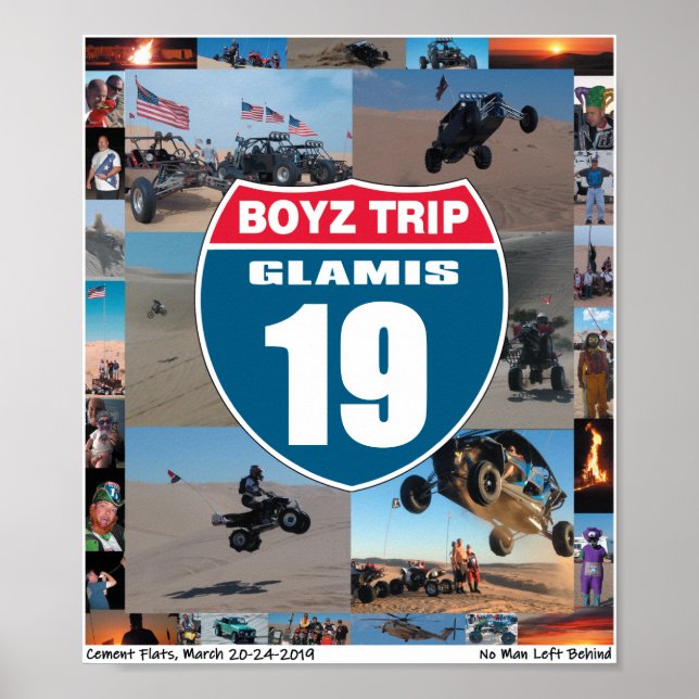 Boyz Trip 2019 Wall Poster (Frente)
