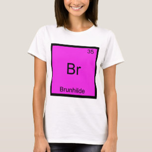 Br - Brunhilde Camiseta de Símbolo de Elemento de