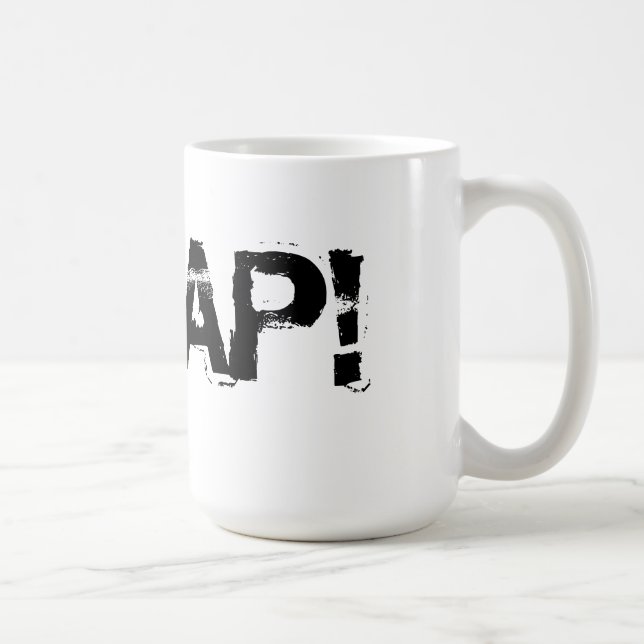 BRAAP! - Caneca customizável do motocross (Direita)