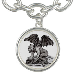 Bracelete Com Pingente Golem Gargoyle