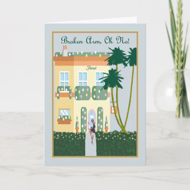 Braço quebrado - Consiga um Cartão (Frente)