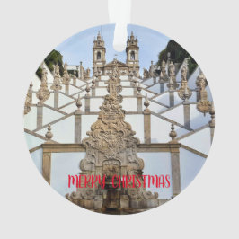 Braga, Portugal Enfeites de natal Panorâmico