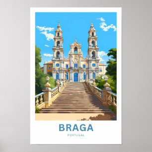 Braga Portugal Viagem Impressão