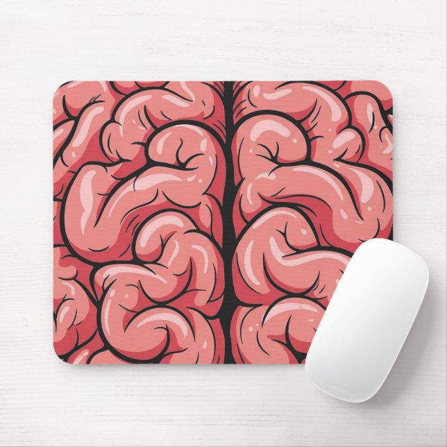 Brain Pattern Mousepad (Com mouse)