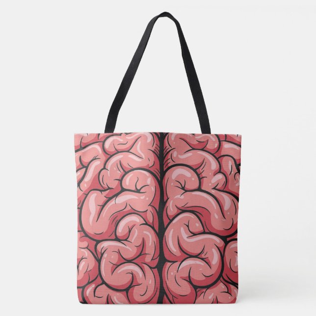 Brain Pattern Tote Bag (Frente)