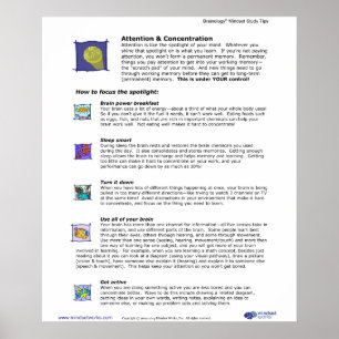 Brainology® Poster 3: Atenção e Concentração