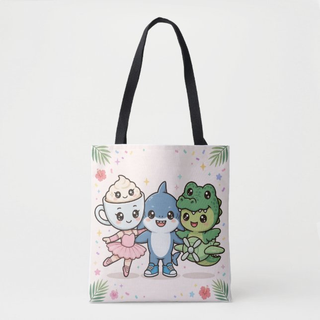  Brainrot Best Friends Squad Tote (Frente)