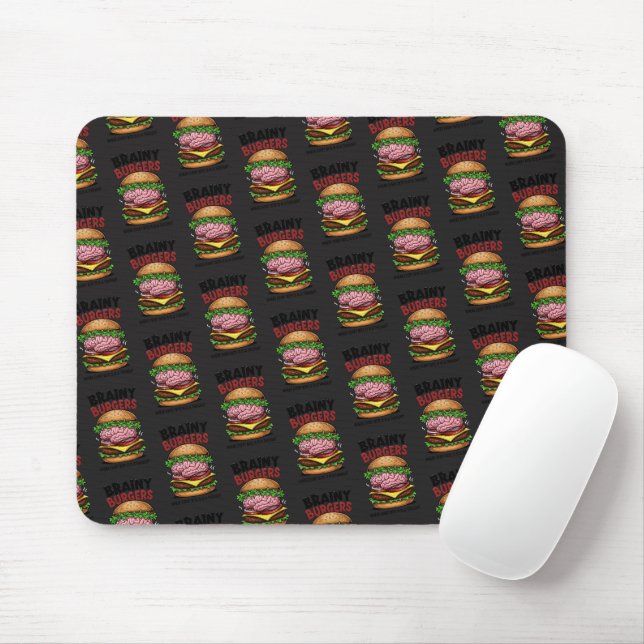 Brainy Burgers Mousepad (Com mouse)