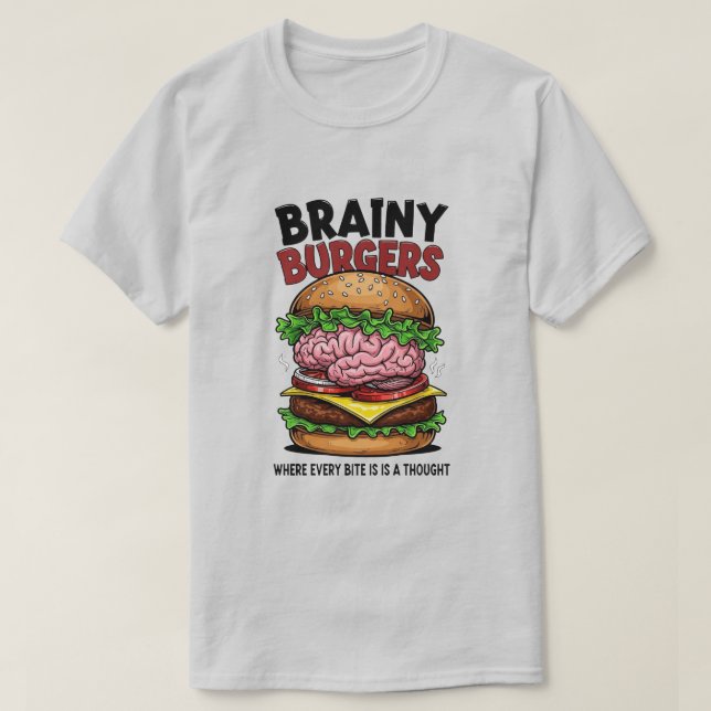 Brainy Burgers T-Shirt (Frente do Design)