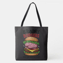 Brainy Burgers Tote Bag