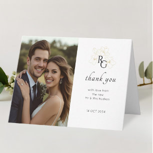 Branca Cartões de agradecimentos de Casamento Do