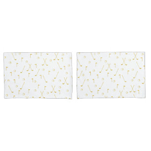 Branca de Golfe Dourado e Elegante Moderno