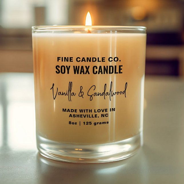 Branca Mínima Mínima Preta Elegante de Etiqueta de (Criador carregado)