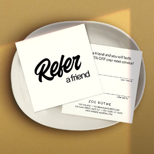 Branca Simples Consultar um Cartão de Referência d