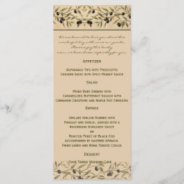 Branch Olive: Um Menu de Casamento Tuscano