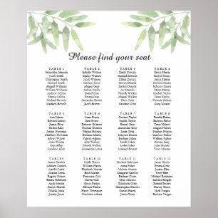 Branches de Oliva. Poster de Gráfico de Casamento